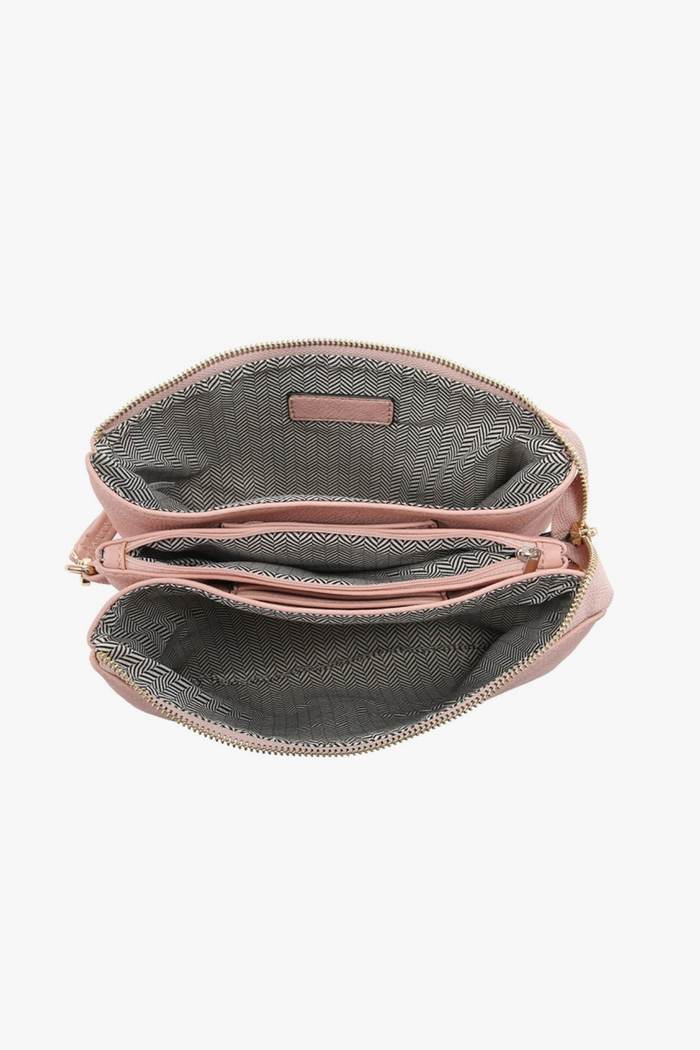 Izzy Crossbody with Guitar Strap in Camel