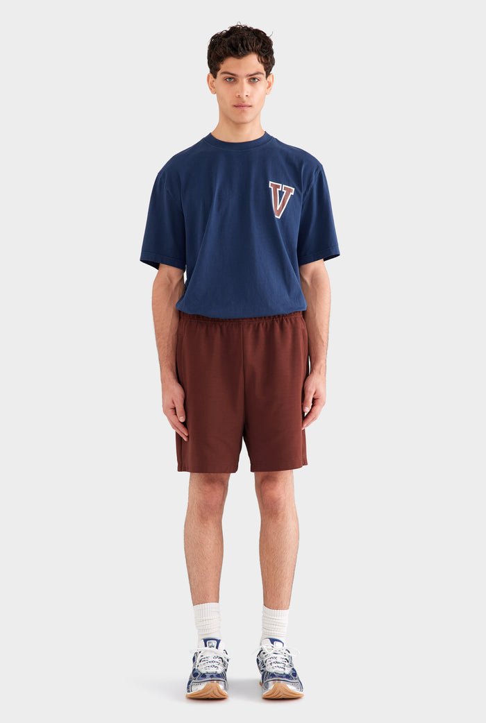 Jersey Track Short - Chocolate