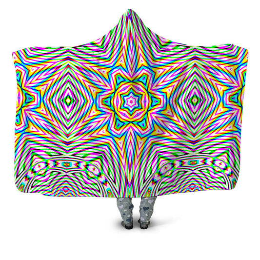 Jungle Leaves Hooded Blanket Glass Prism Studios Epic Hoodie