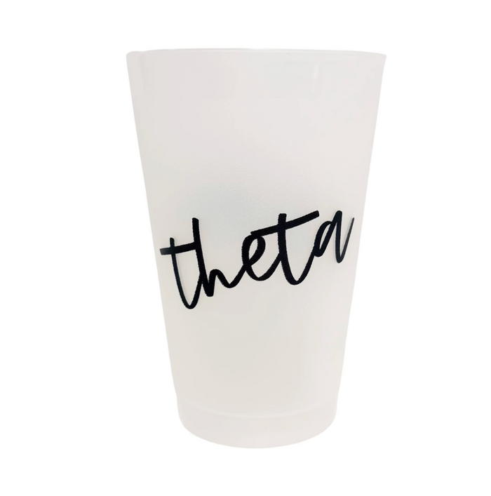 Kappa Alpha Theta Script Frost Cup