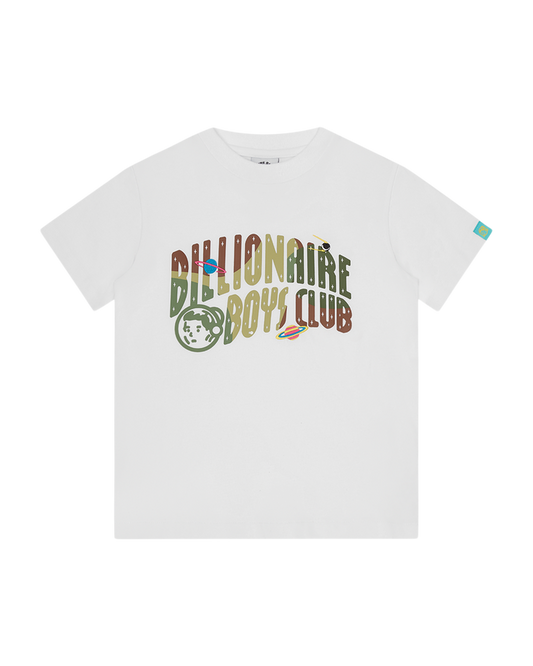 Kids Space Camo Arch Logo T-Shirt