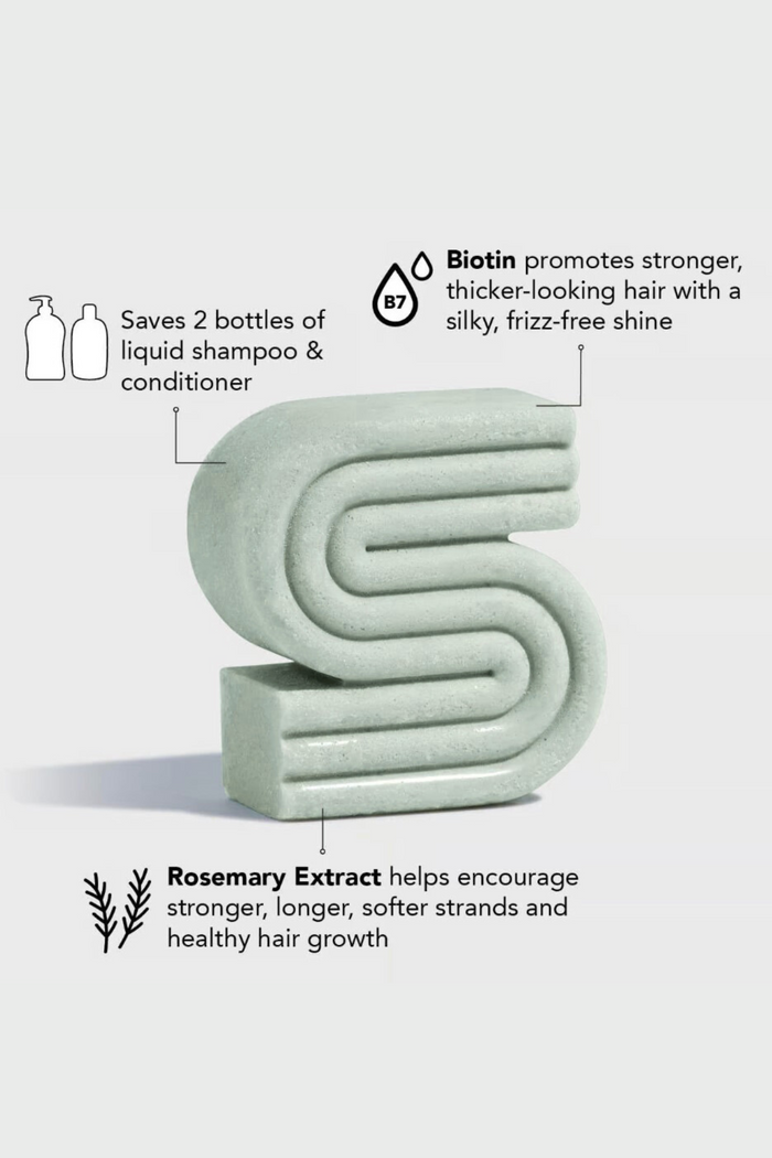 KITSCH Rosemary & Biotin Volumizing Solid Shampoo Bar