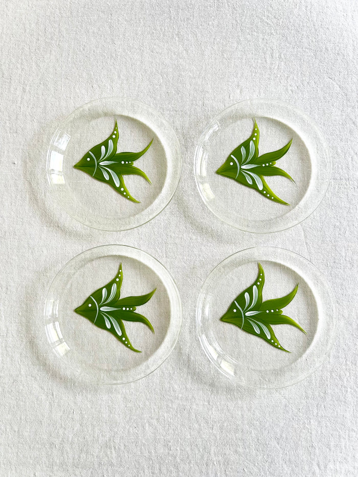 La Playa Bread Plate / Coasters  S/4 - Green Angelfish