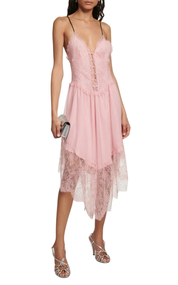 Gucci Lace Trimmed Lingerie Dress - Runway Catalog