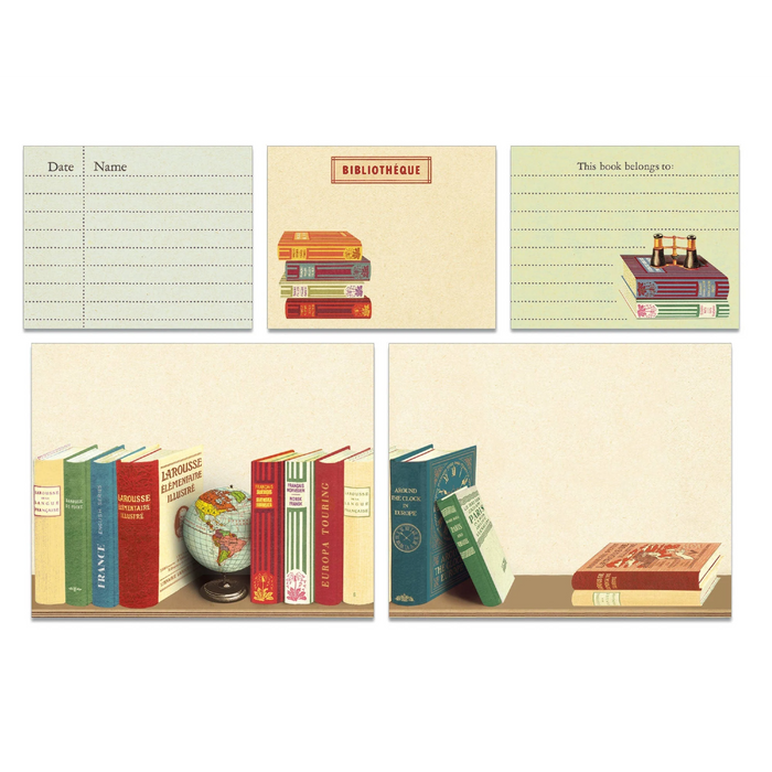 Library Books Sticky Notes