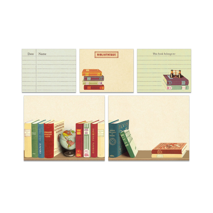 Library Books Sticky Notes