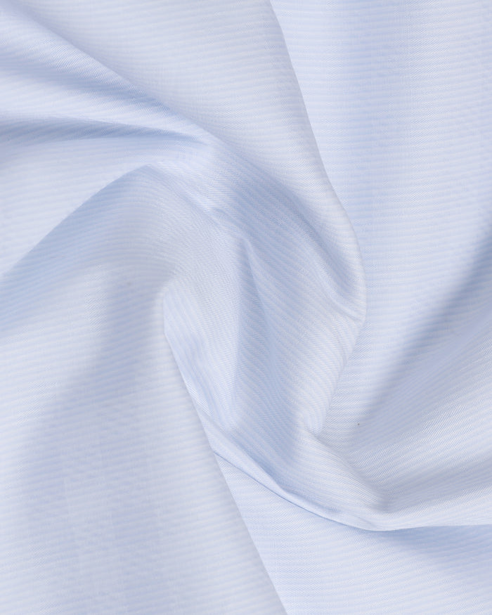 Light Blue Luxe Jacquard Shirt - Lyric