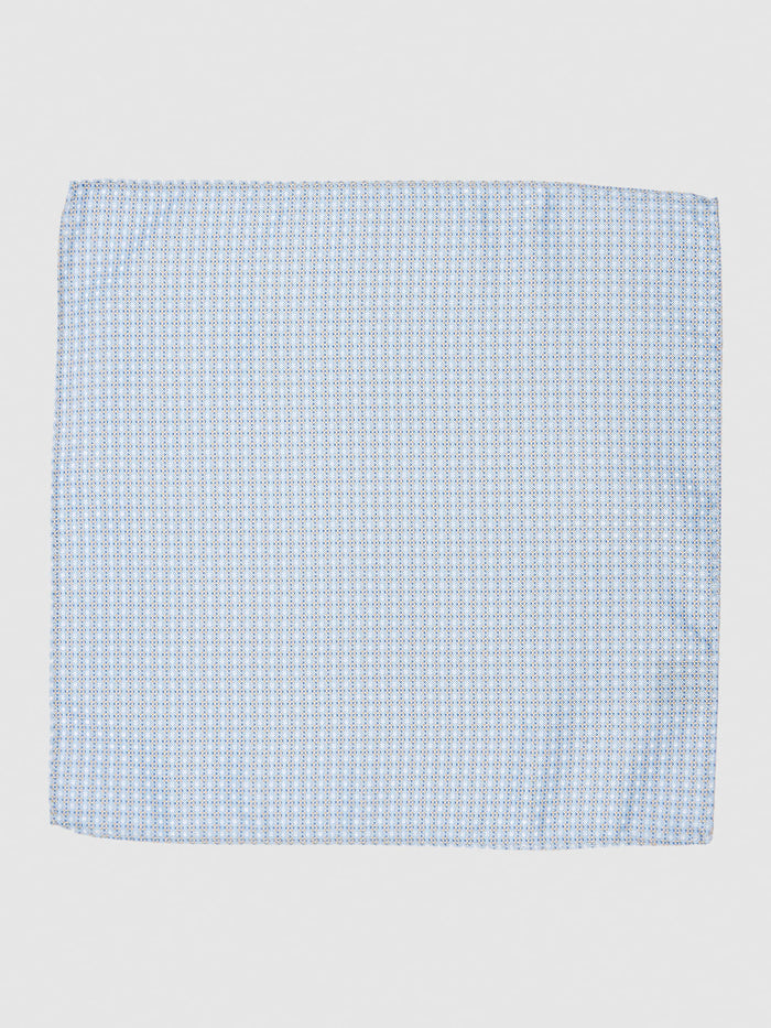 Light Blue Printed Bow Tie