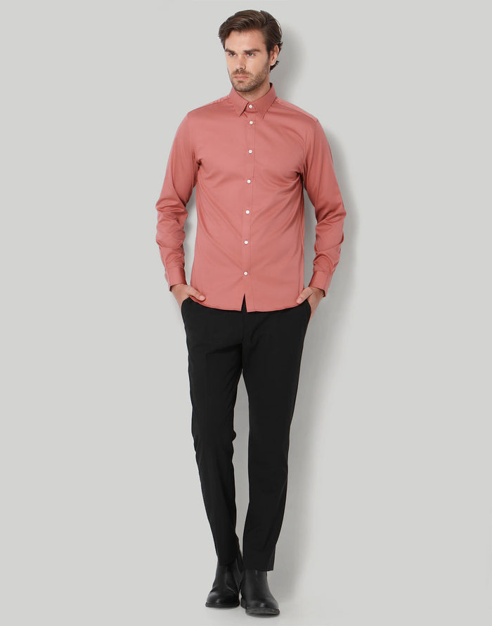 Light Brown Full Sleeves Shirt