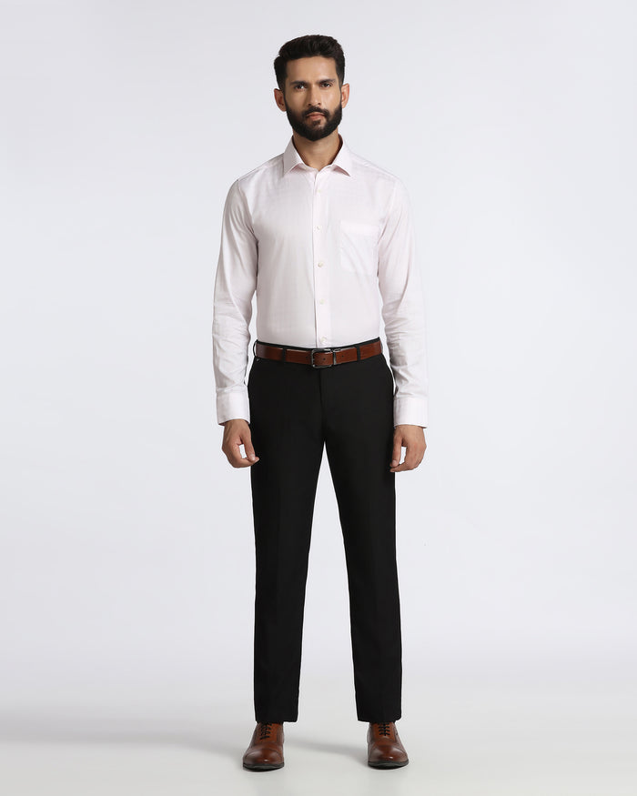 Light Pink Luxe Jacquard Shirt - Lyric