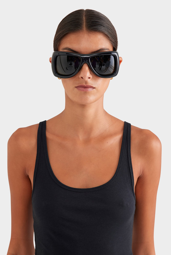Lightweight Cotton Tank - Black