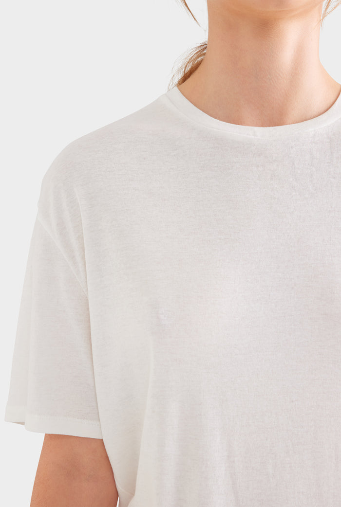 Lightweight Cotton Tee - White