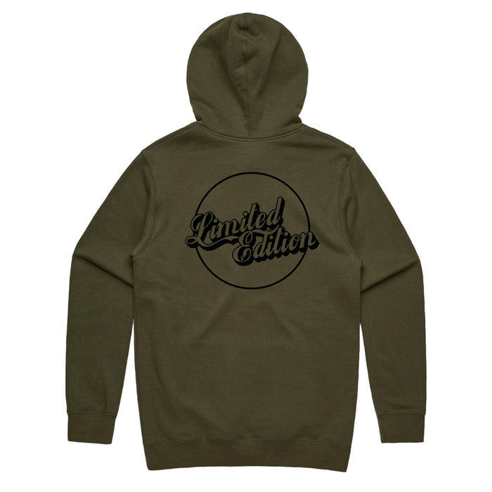 Limited Edition 'POCKET' Hooded Jumper - Army
