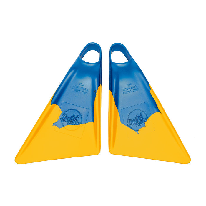 Limited Edition Sylock Fins - Blue Gold - Limited Edition Swim Fins