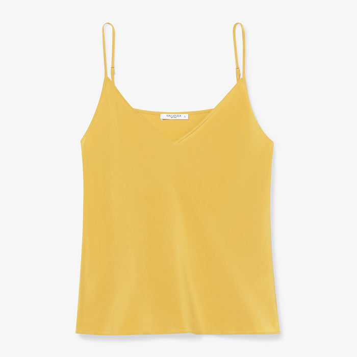 Packshot image of the Lisey Cami—Washable Silk in Dijon