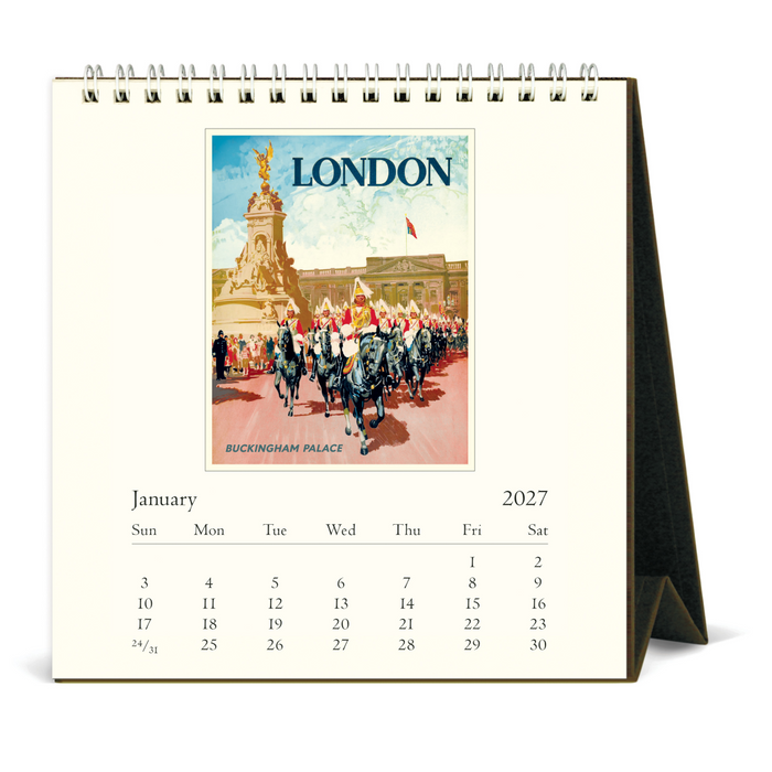 London Desk Calendar 2027