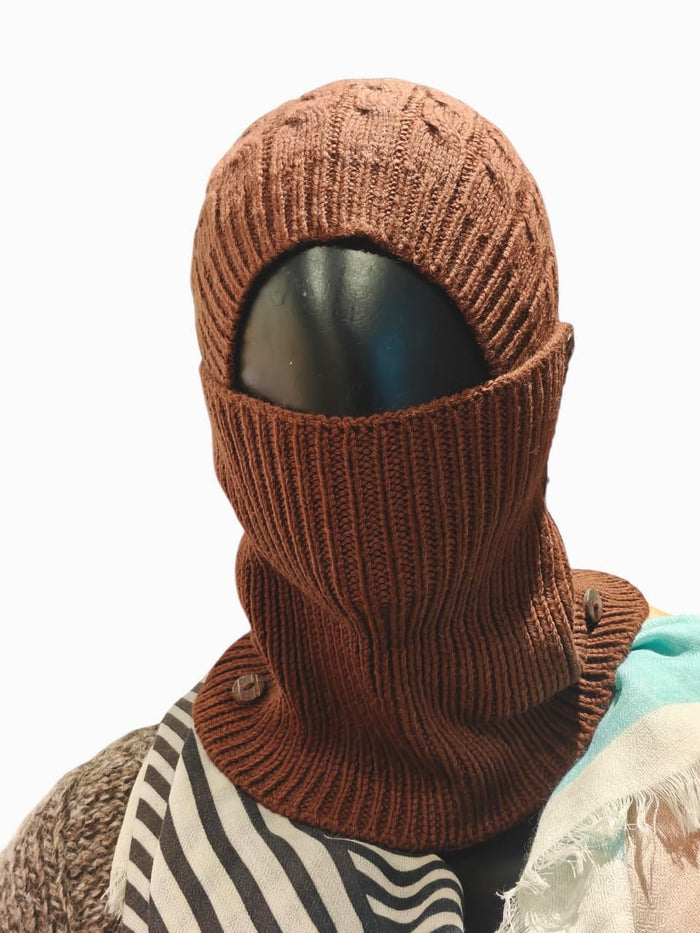Masked Cap  I  100% Wool
