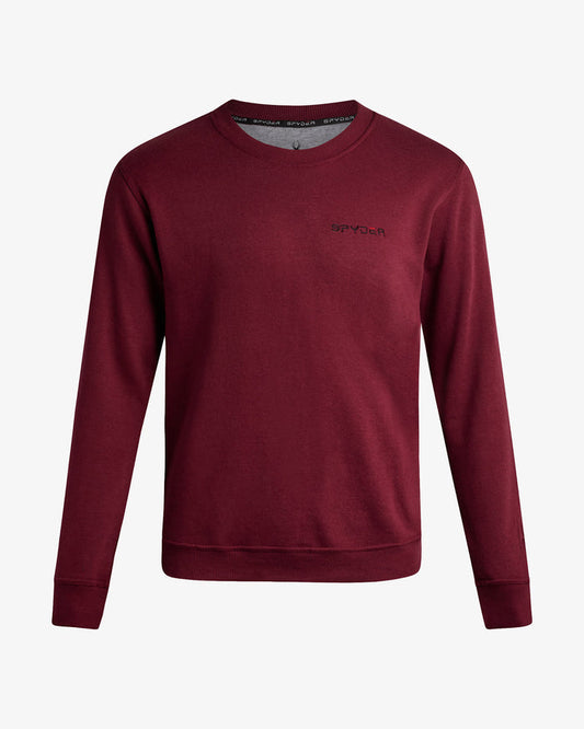 Men's Fleece Crew - Mahogany
