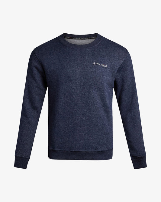 Men's Fleece Crew - Navy Heather