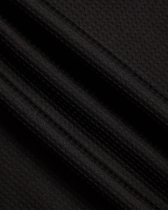 Men's Long Sleeve Thermal Henley - Black