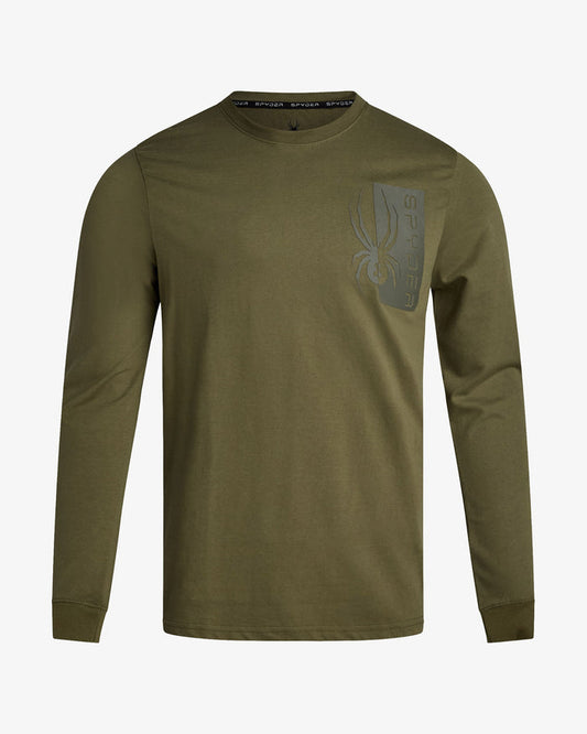 Men's Split Logo Long Sleeve - Sage