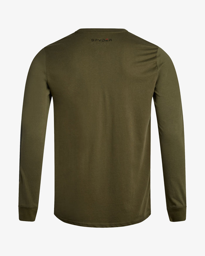 Men's Split Logo Long Sleeve - Sage