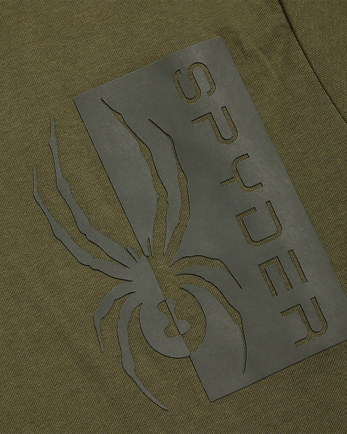 Men's Split Logo Long Sleeve - Sage