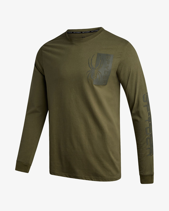 Men's Split Logo Long Sleeve - Sage