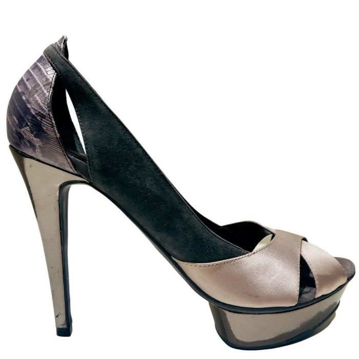 BCBGMAXAZRIA Metal - Heel and Platform Pump - Runway Catalog