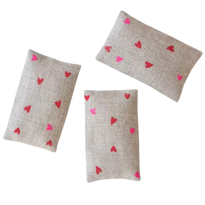 Micro Hearts Sachet Set 3