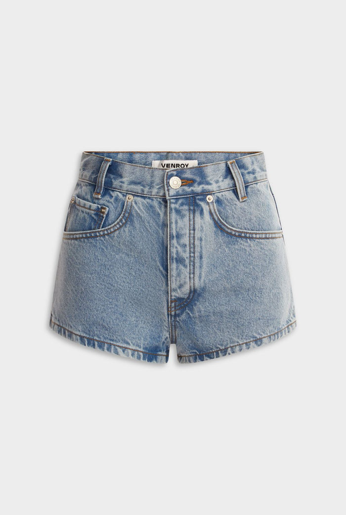 Mini Denim Short - Light Blue