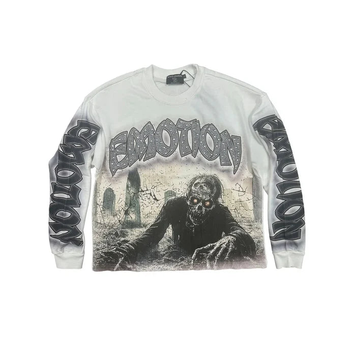 Mixed Emotion - White Resurrection Sleeve - Clique Apparel