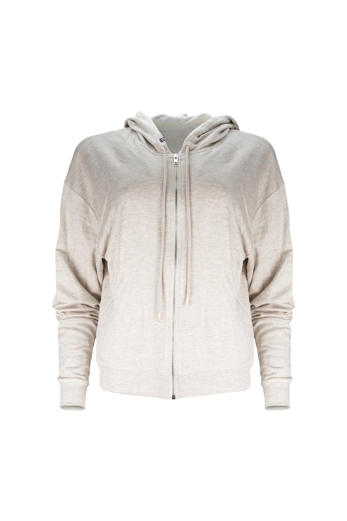 Mollie Modal Cozy Hooded Zip Pullover