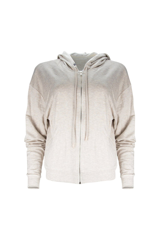Mollie Modal Cozy Hooded Zip Pullover