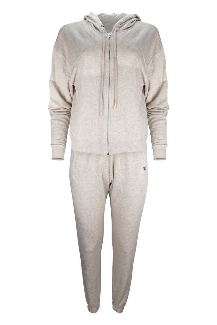 Mollie Modal Cozy Hooded Zip Pullover