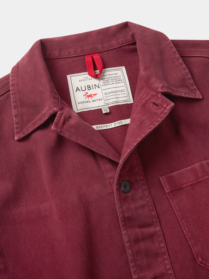 Aubin Oxblood Mortlake Worker Jacket | Jackets