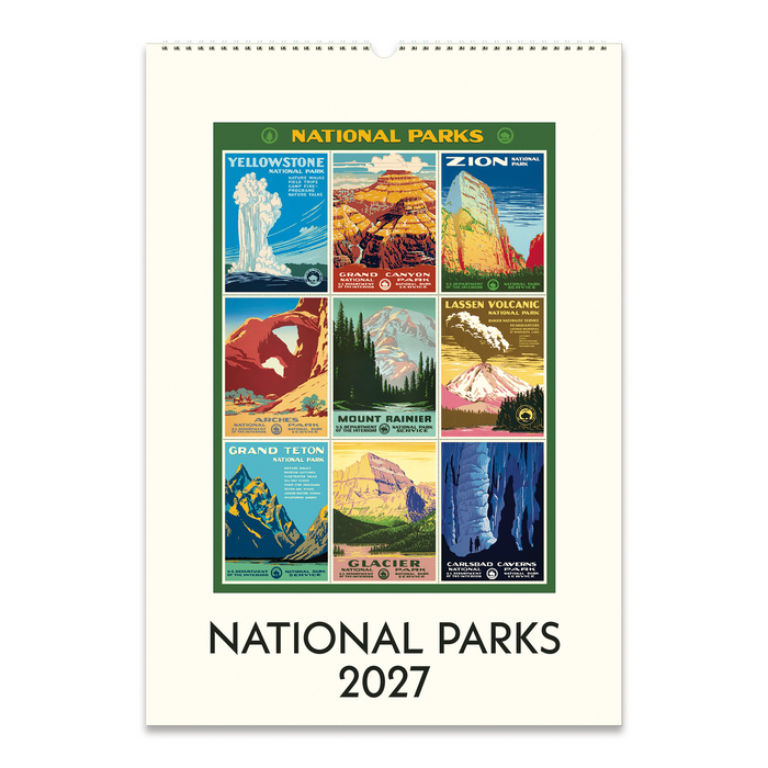 National Parks Wall Calendar 2027