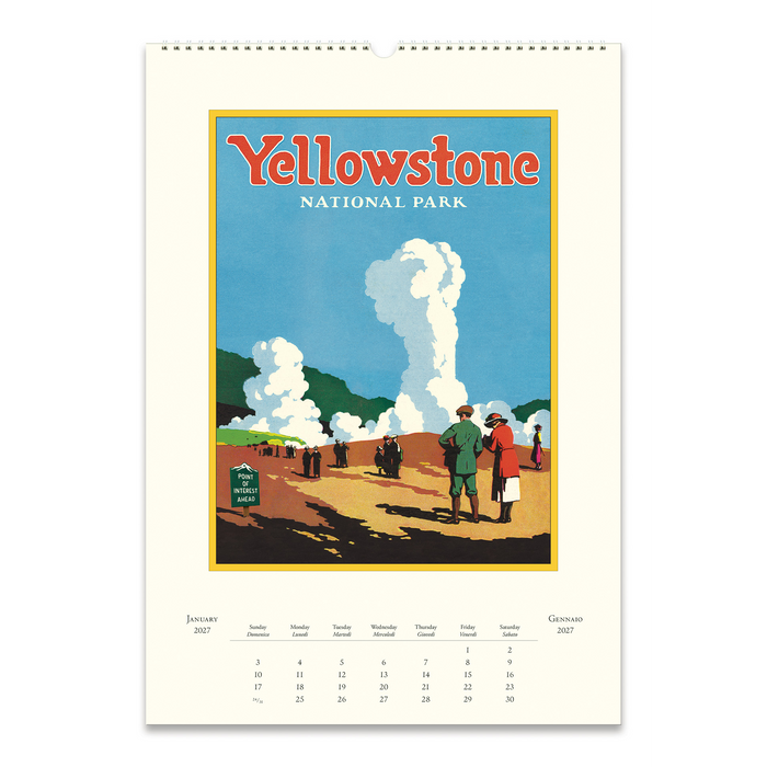 National Parks Wall Calendar 2027