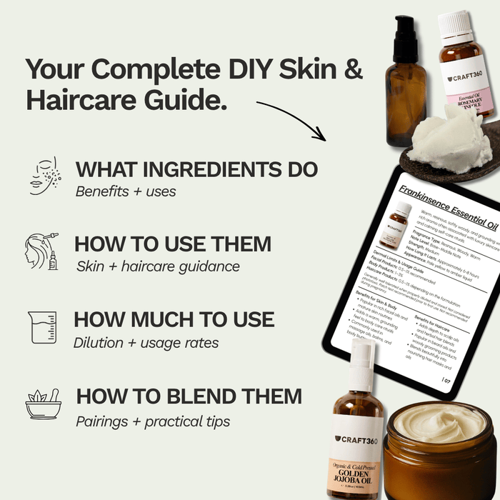 Natural Skin & Haircare - Complete DIY Starter Kit