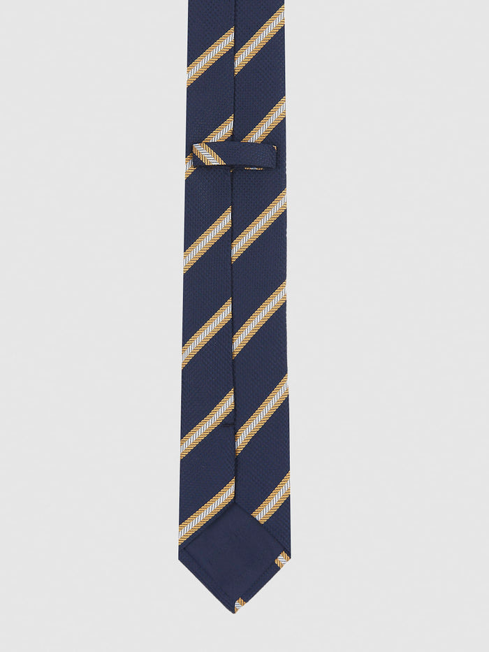 Navy Striped Tie