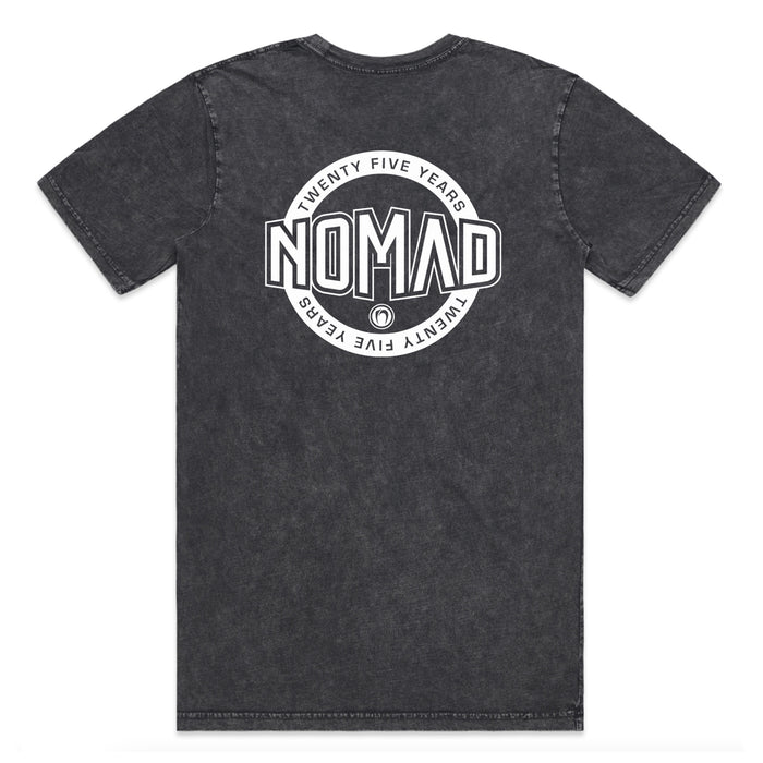 Nomad 25 YEARS T-Shirt - Stonewash Black