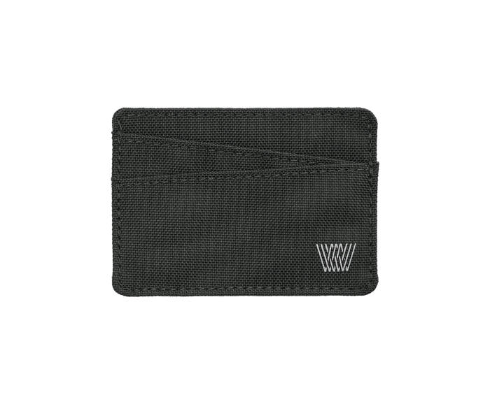 Carbon | Front view of Nova Card Case in Carbon