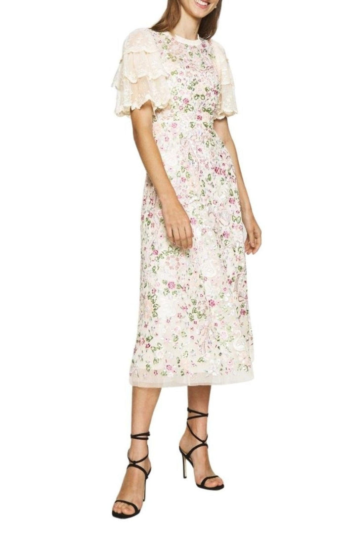 Needle & Thread Odette Ballerina Sequin Midi Dress - Runway Catalog