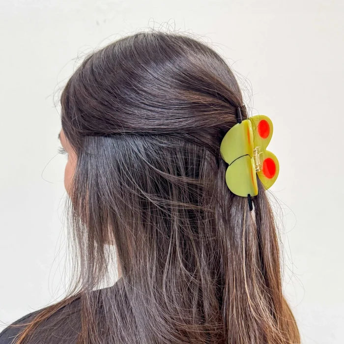 Olive Hair Clips (2 sizes)