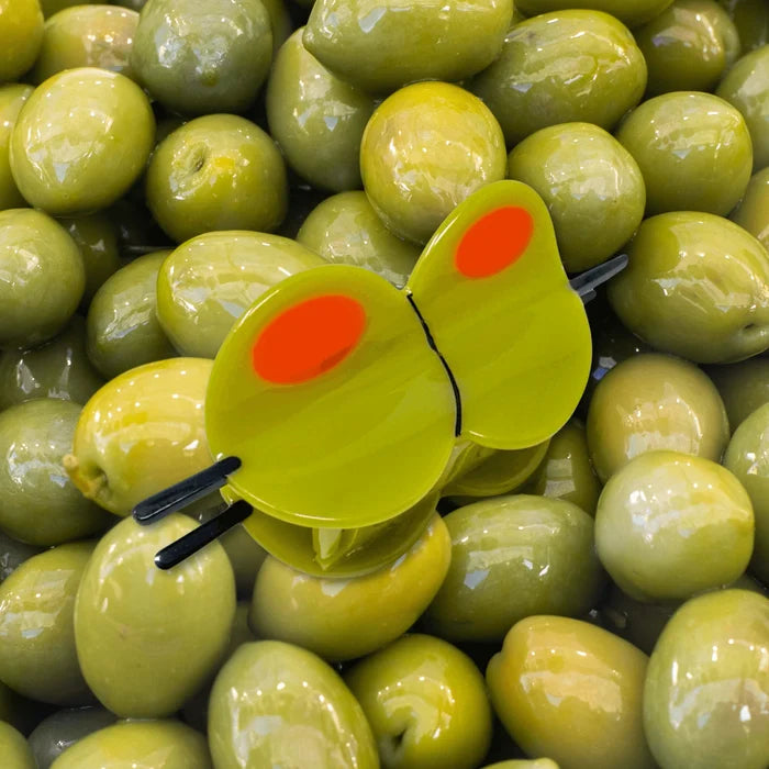 Olive Hair Clips (2 sizes)