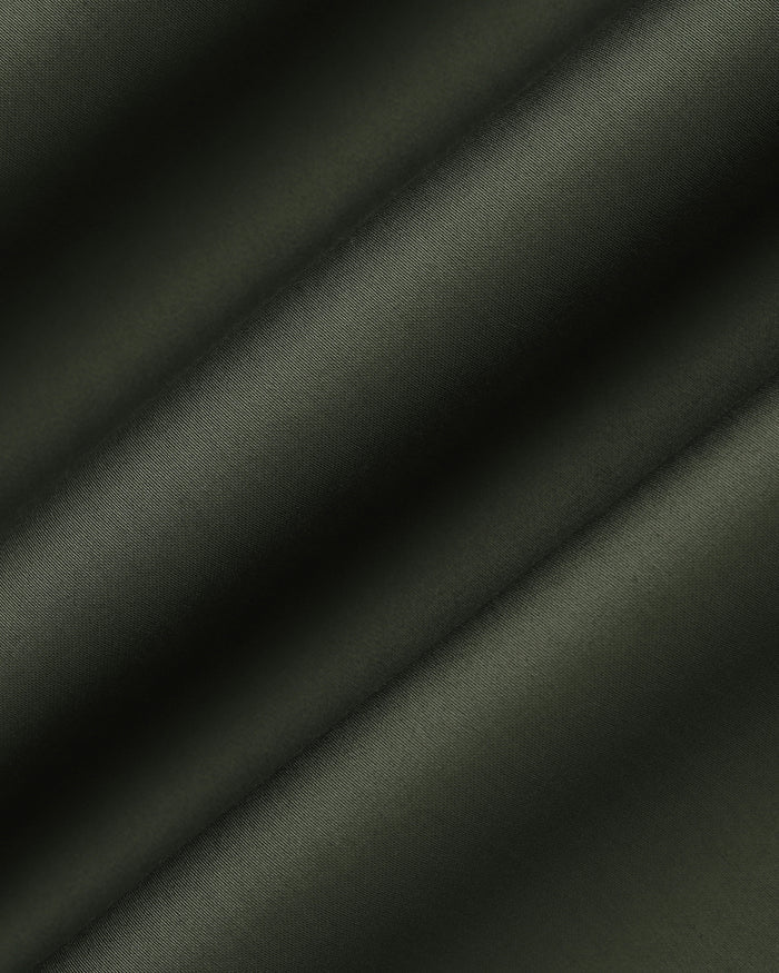 Olive Non Iron Solid Shirt - Sylvia