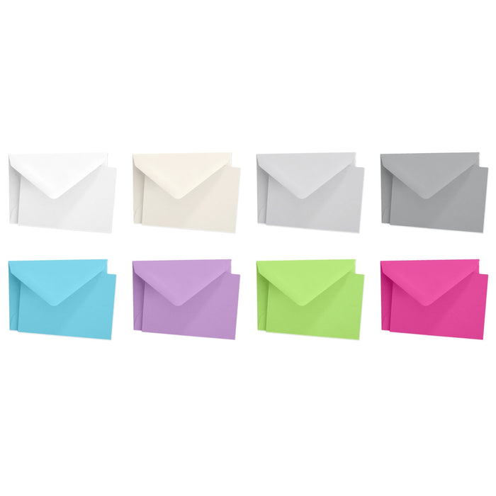 Original Crown Mill Color Vellum Stationery Set 25 - 8 Colors!