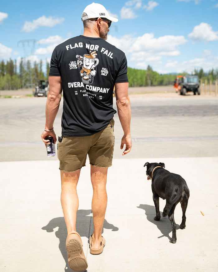 OVERALL SUPPLY  TEE - BLACK