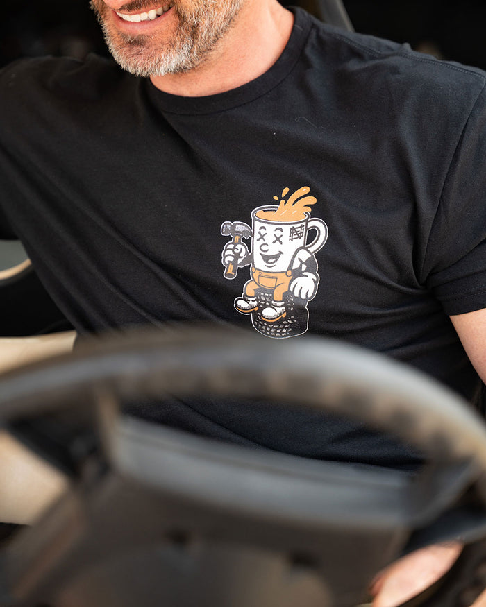 OVERALL SUPPLY  TEE - BLACK