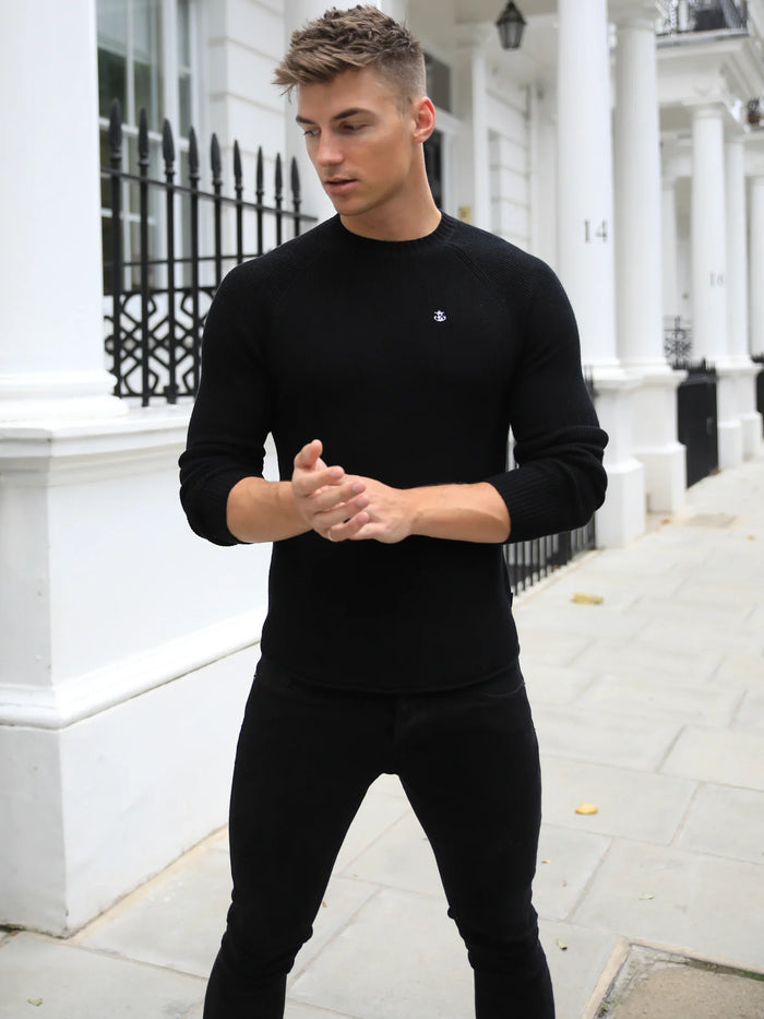 Oxley Knit Jumper - Black